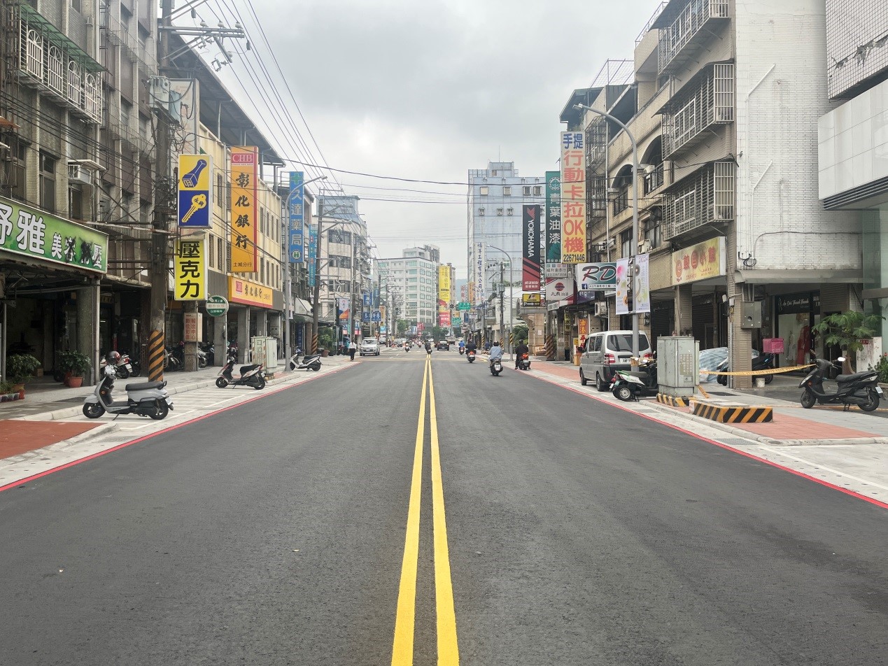 土城區中央路3段(千歲路至中華路)施工後2